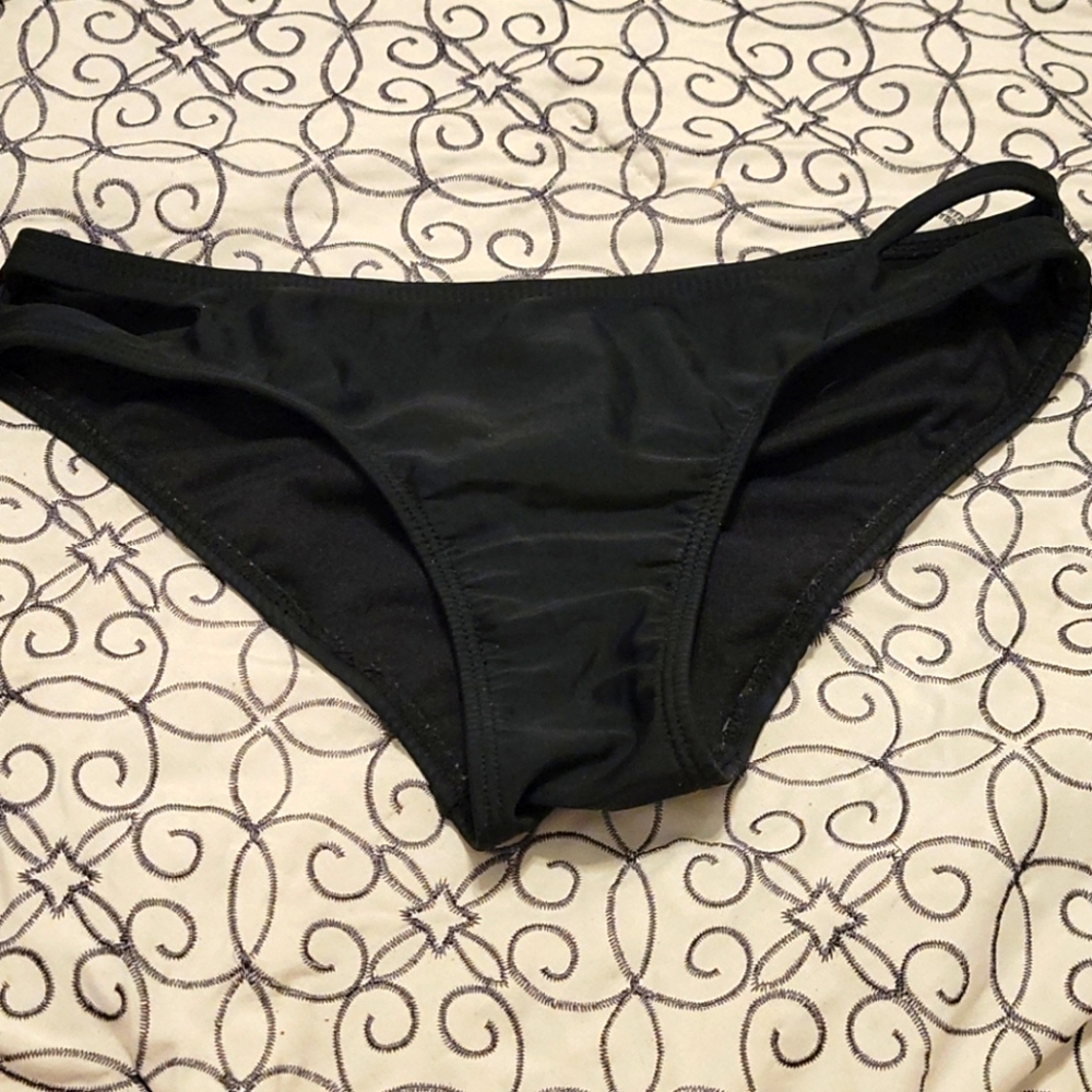 Black bathing suit bottom